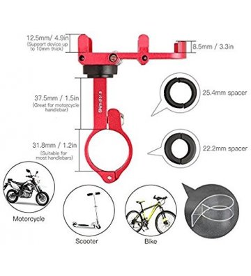 Soporte Universal de Metal para Móvil - Patinete eléctrico