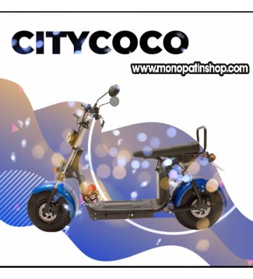 CITYCOCO MATRICULABLE 1.55KW/20AH (DOBLE BATERÍA OPCIONAL) AZUL NEGRO