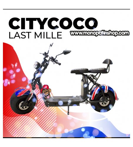 CITYCOCO MATRICULABLE 1.55KW20AH (DOBLE BATERÍA OPCIONAL) BRITÁNICA