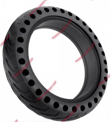 Rueda maciza Xiaomi M365 y Pro (Perforada) - 8,5 pulgadas en Color Negro - 2