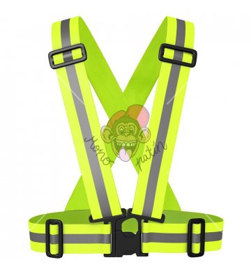 Chaleco reflectante Patinete, Bicicleta, Moto Ajustable XS - XL - 1
