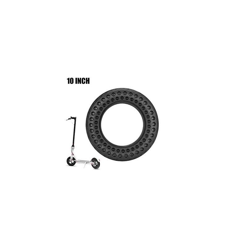 Rueda maciza perforada 10 pulgadas para patinete Xiaomi M365, Essential, 1S, Pro/2 - 1