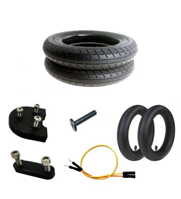 Kit ruedas Xuancheng 10 pulgadas para Xiaomi M365, Essential, 1S, Pro/2 - 2