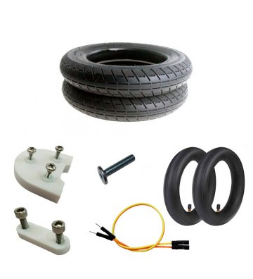 Kit ruedas Xuancheng 10 pulgadas para Xiaomi M365, Essential, 1S, Pro/2 - 3