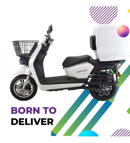 SUNRA CARGOO 49E 3000W/40AH BLANCO Y NEGRO(DOBLE BATERÍA)