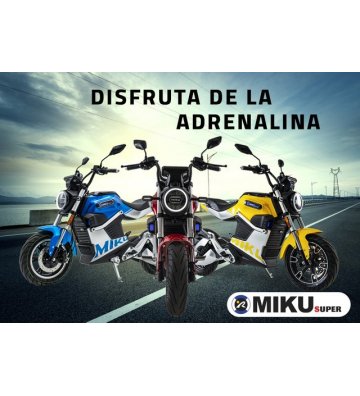 MIKU SUPER SUNRA 3000W/40AH AMARILLA 125E (DOBLE BATERÍA) - 1