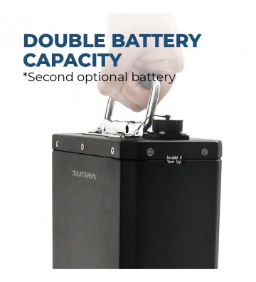SUNRA HAWK 49E 1800W/20AH AZUL MATE - 5