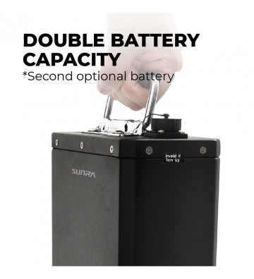 SUNRA HAWK 49E 1800W20AH NEGRO MATE - 2