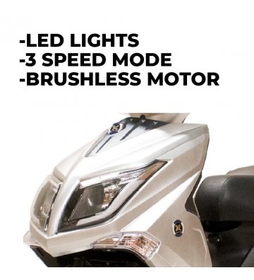 SUNRA HAWK 49E 1800W20AH PLATA BRILLO - 3