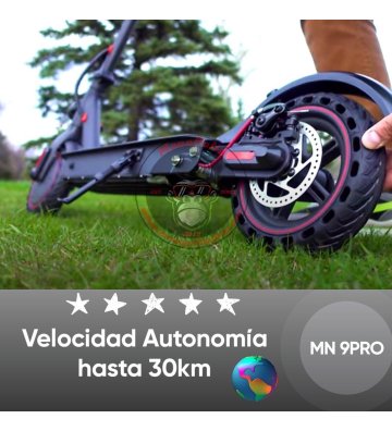 Patinete eléctrico - M9 PRO MonoPatín, 110 kg, 7800 mAh, Vel. 25km/h, 30 km, Bluetooth, NEGRO - 13