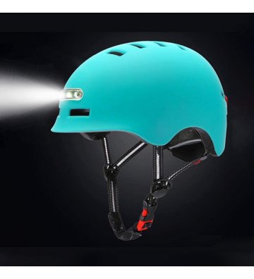Casco Patinete eléctrico Bicicleta MonoPatín con Luz Led - 4