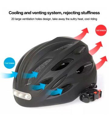 Casco con Luz Led- Ventilación - 8