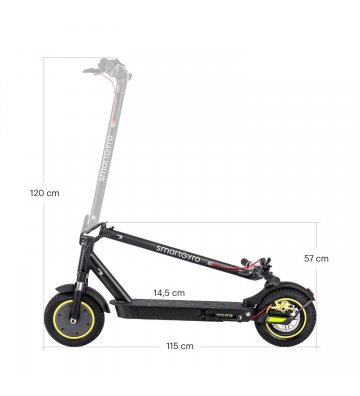 Patinete eléctrico smartGyro Ziro Blue - 19