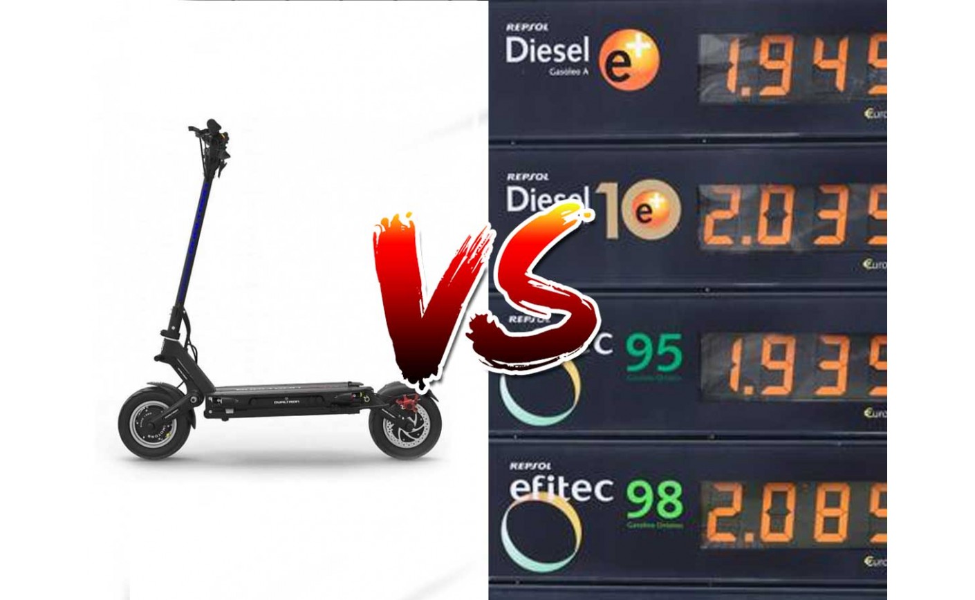 Patinetes eléctricos solución al precio de la gasolina